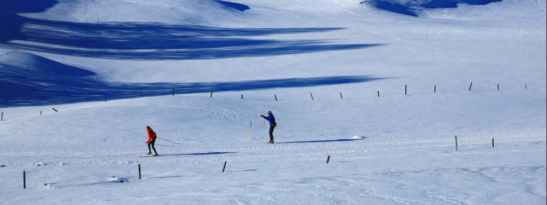 Ski de fond sur le plateau du Retord