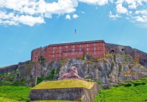 Lion de Belfort et la Citadelle