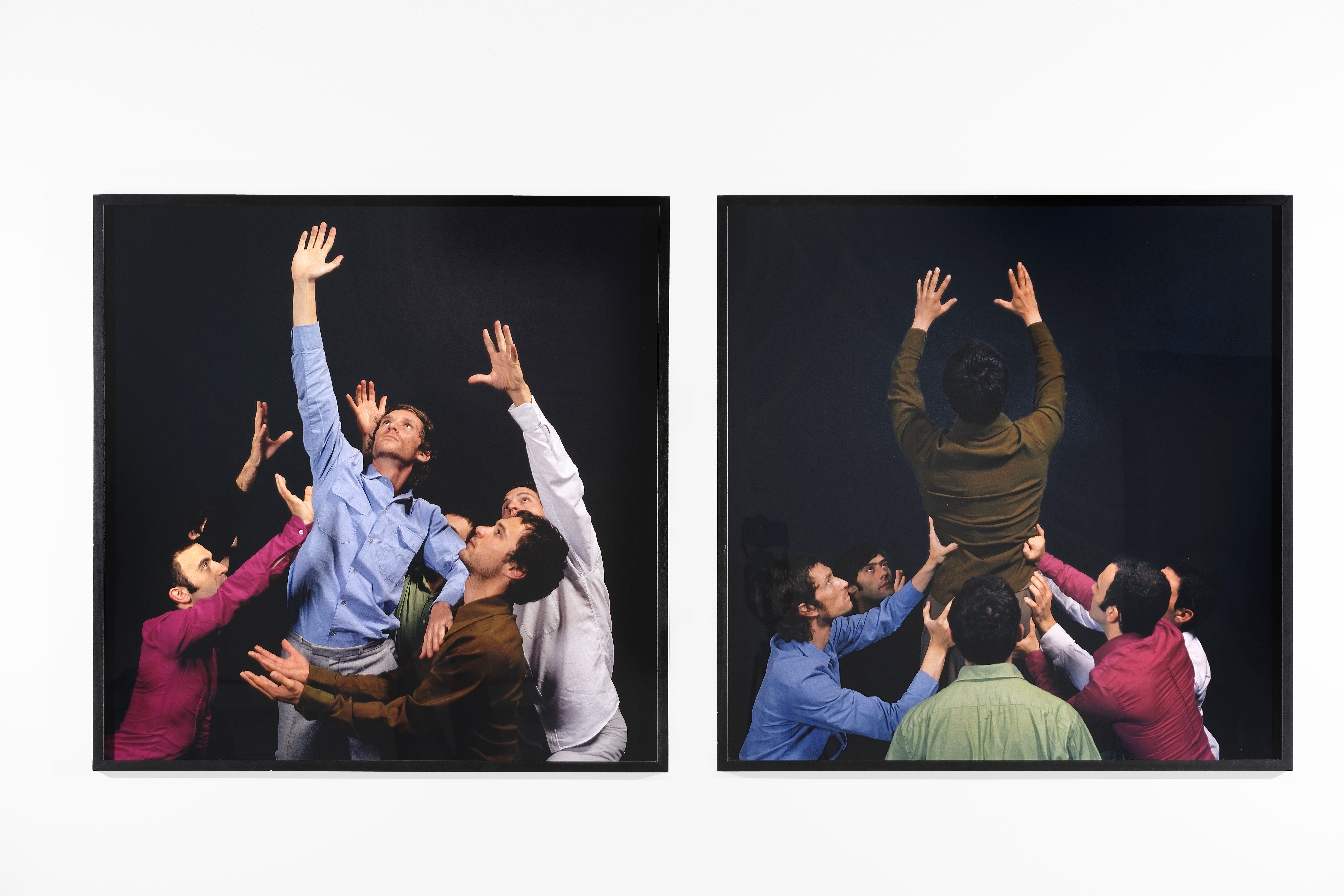 Édouard Levé, vue de l’œuvre Sans titre, 2005, et de l’exposition Danser sur un volcan, commissariat Florent Maubert & Sylvie Zavatta, Frac Franche-Comté, 2021
