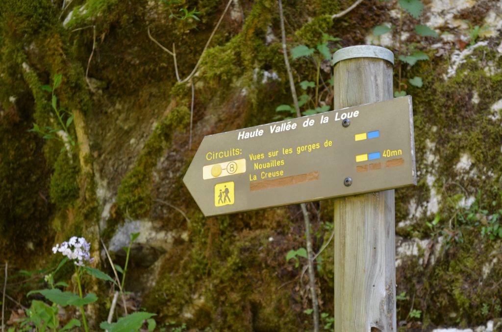 Panneau circuits de randonnée