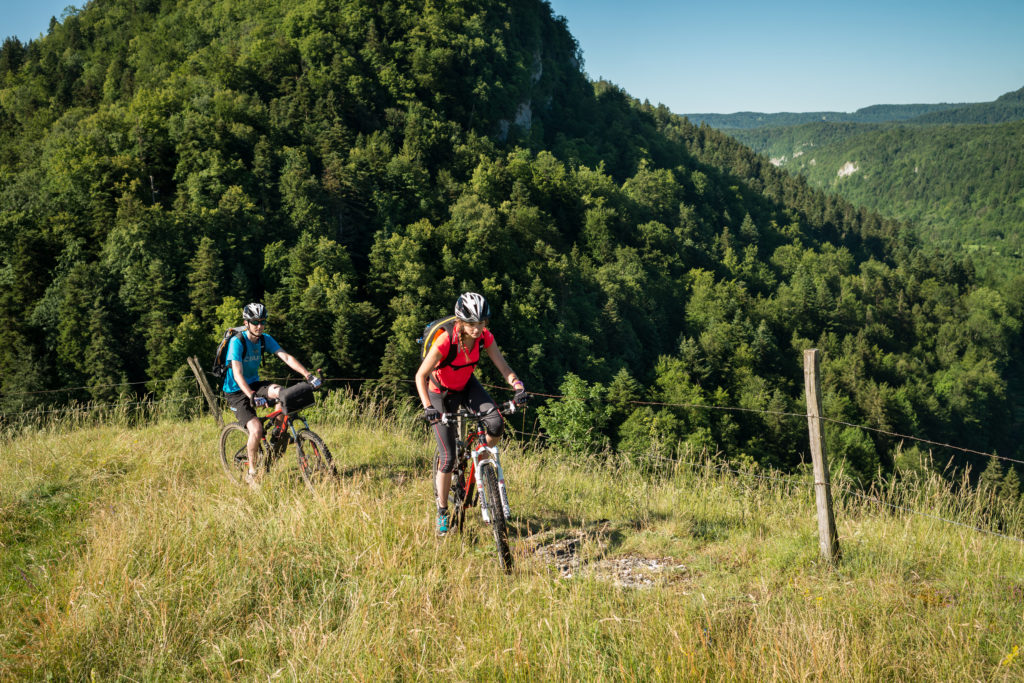Randonnée VTT sur Le Zed Jurassien : Bourg de Sirod