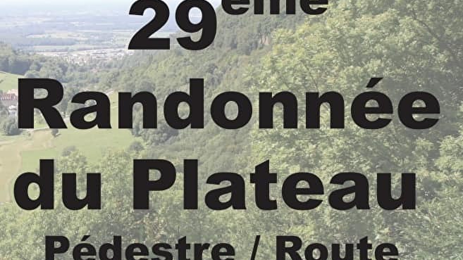 Randonnée du Plateau