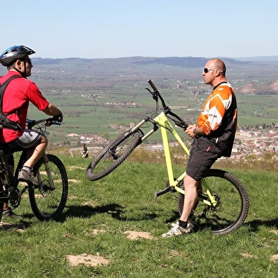 Site de piste de descente VTT