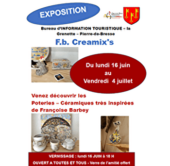 Exposition F.b. Creamix's - PIERRE-DE-BRESSE