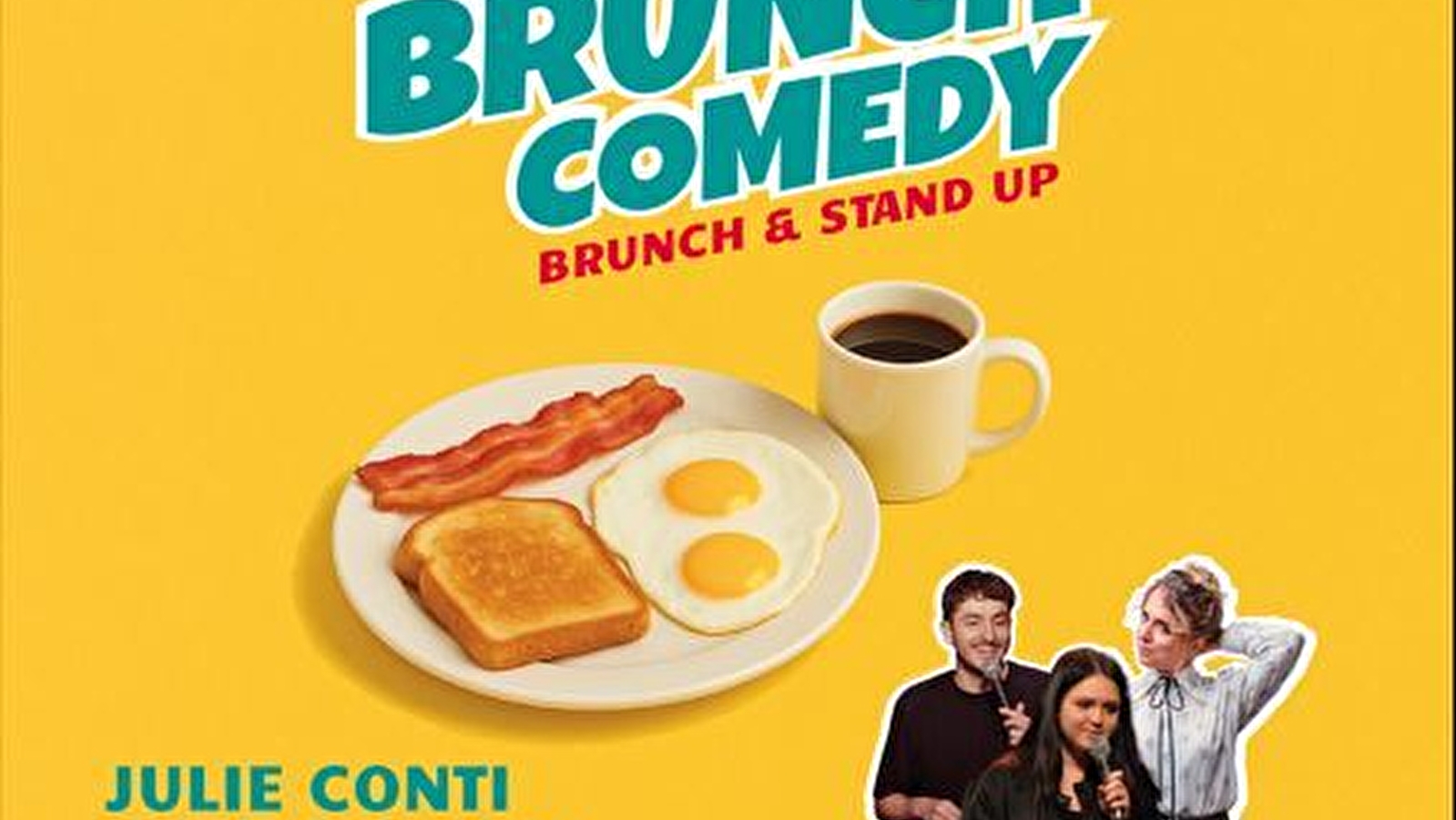 Brunch Comedy : Julie Conti, Nina Azoulai et Victor Parnaso - Festival Drôlement Bien