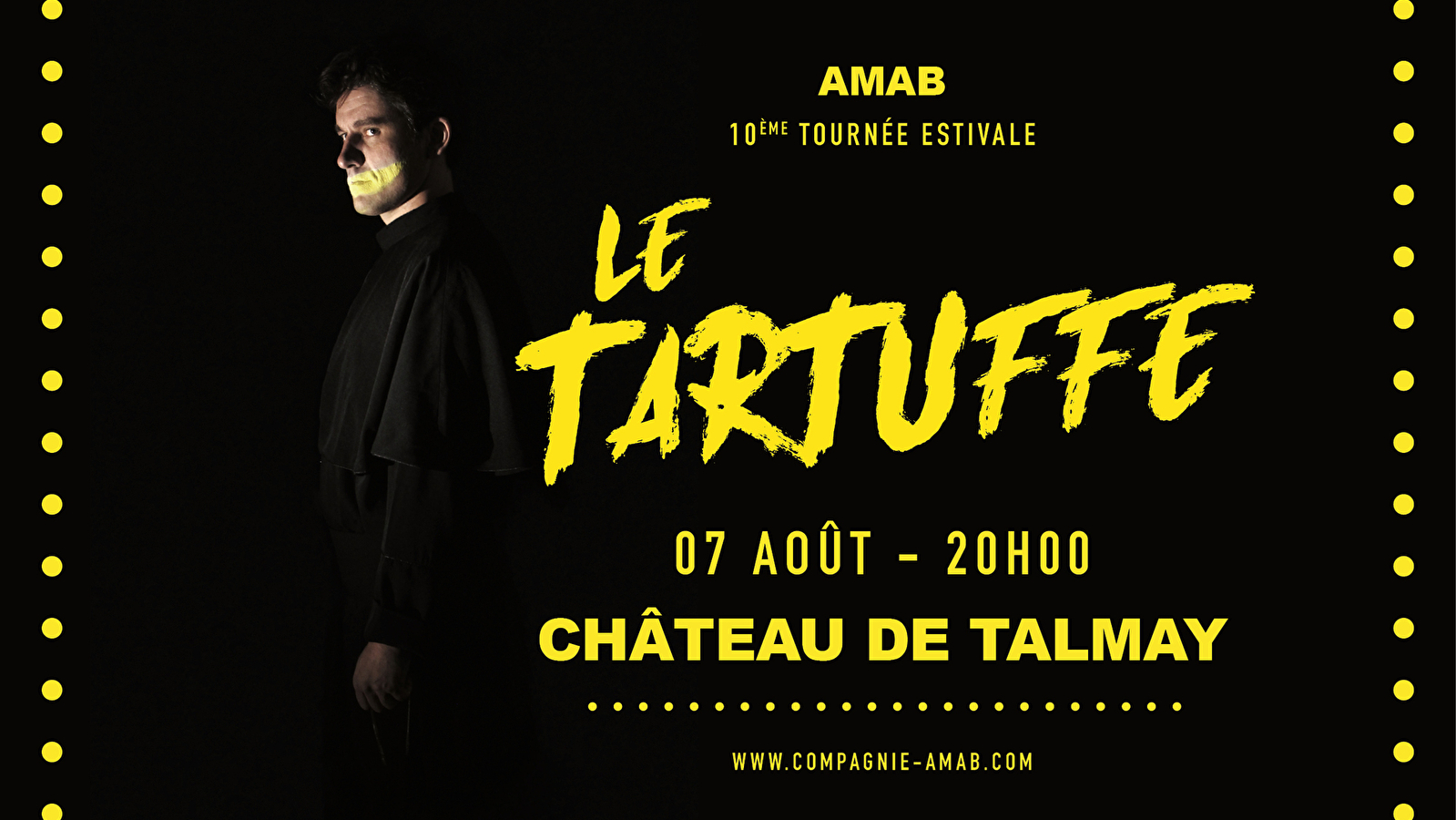 Théâtre de plein air dans la Cour du Château de Talmay - Tartuffe Molière