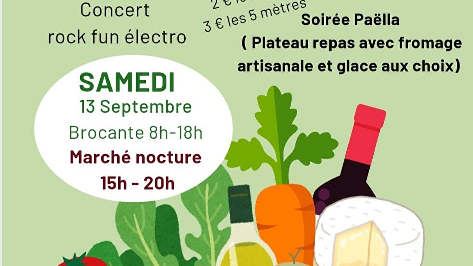 Brocante et marché noctunre