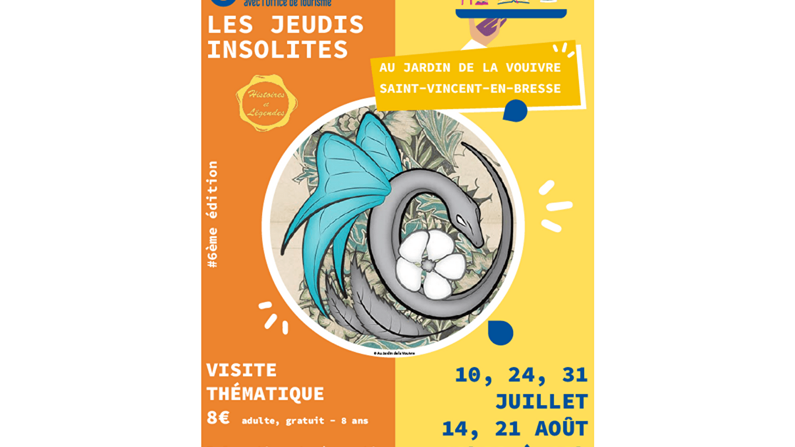 Jeudis insolites : Au jardin de la vouivre