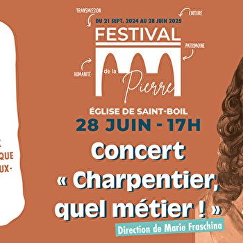 Concert de Marie Fraschina - Grand Final du Festival de la Pierre - SAINT-BOIL