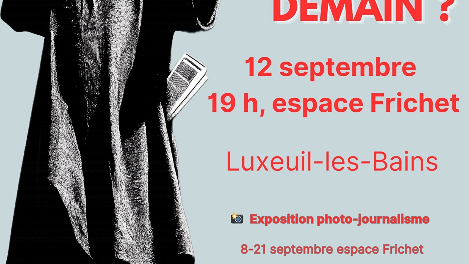 Conférence, débat, exposition, rencontre : Quelle info demain ?