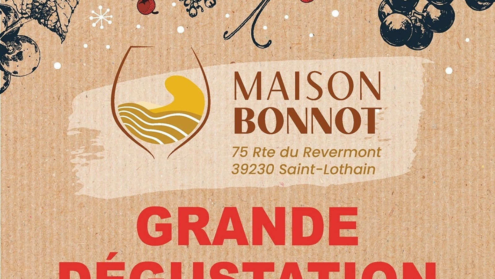 Grande dégustation de Noël
