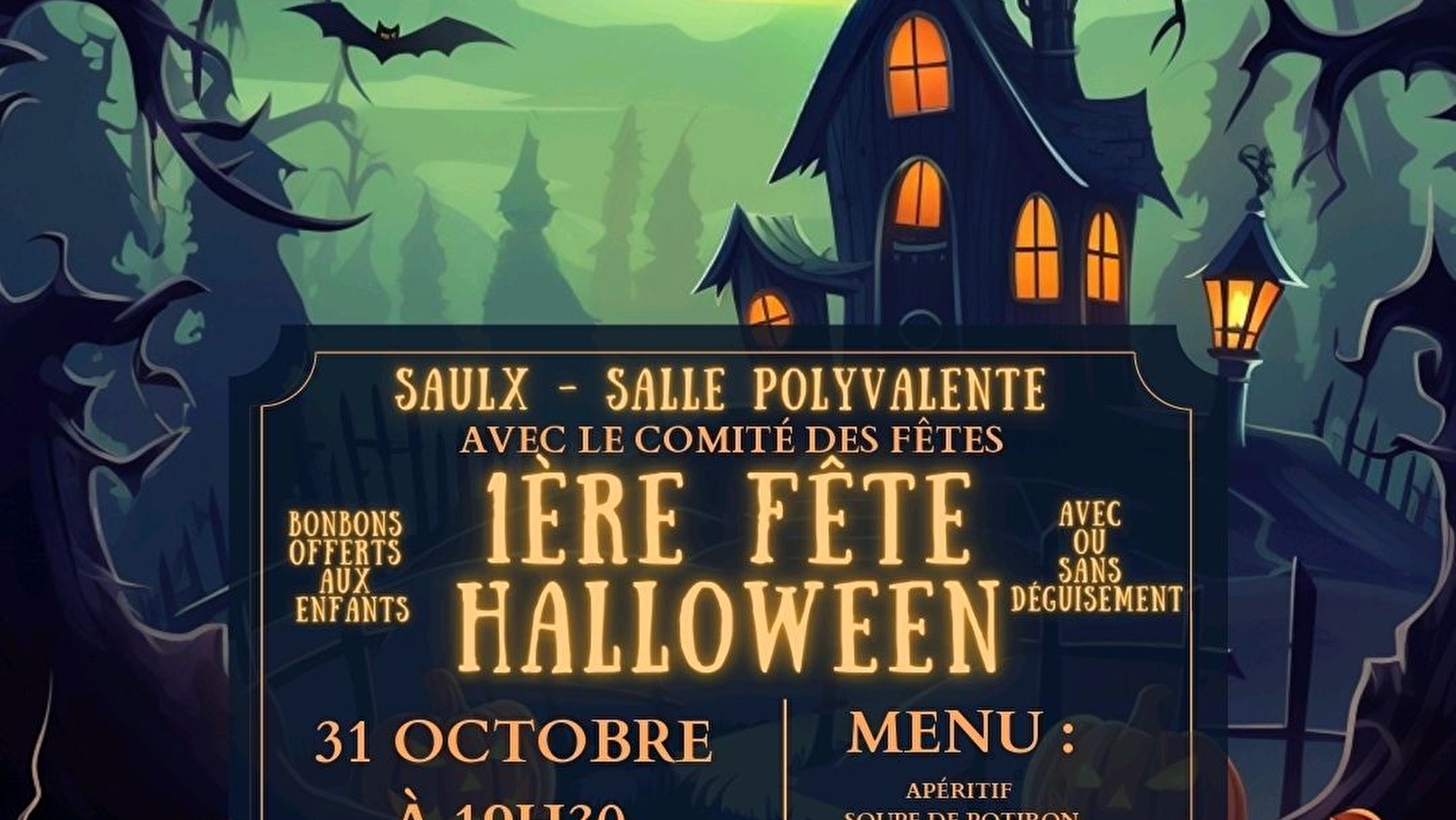 1ère fête d'Halloween à Saulx
