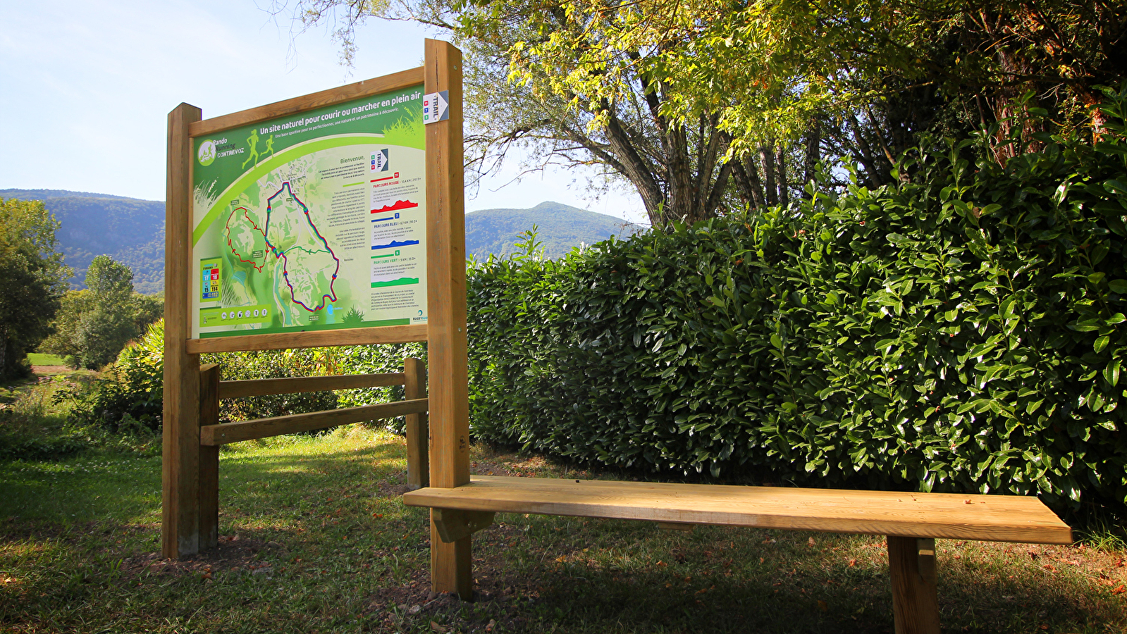 Parcours trail de Contrevoz : circuit vert 5 km