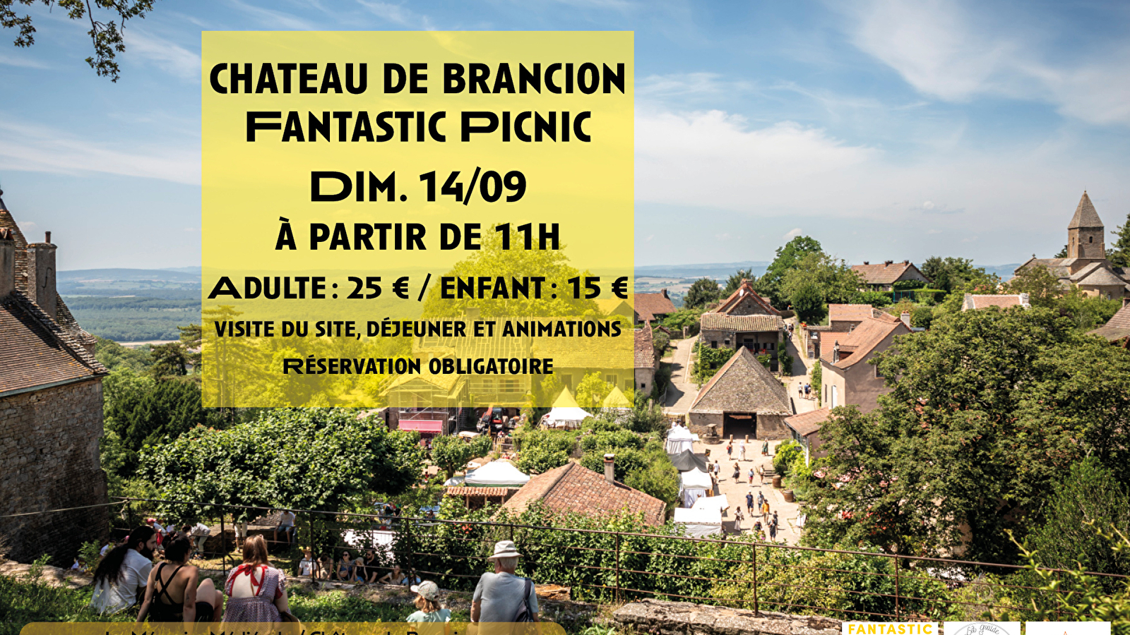 Fantastic Picnic au cœur du château de Brancion
