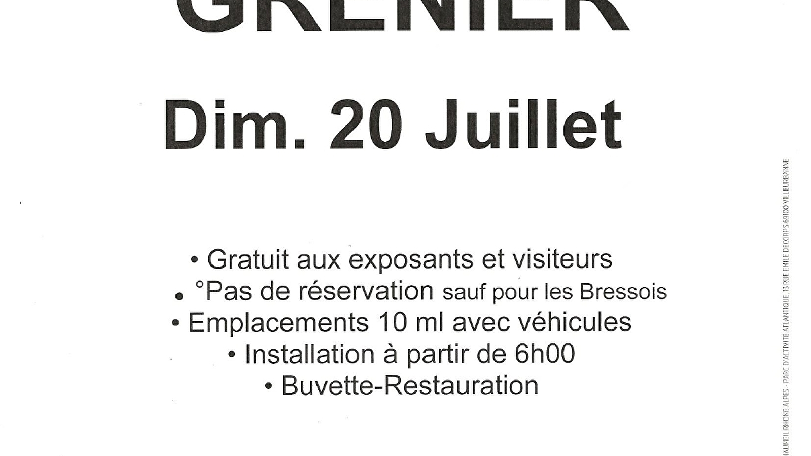 Vide Greniers