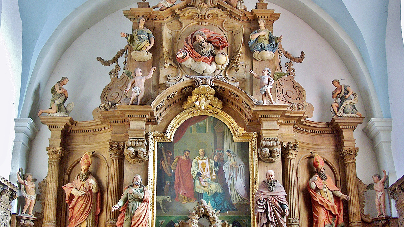 Retable de l'église Saint-Valentin