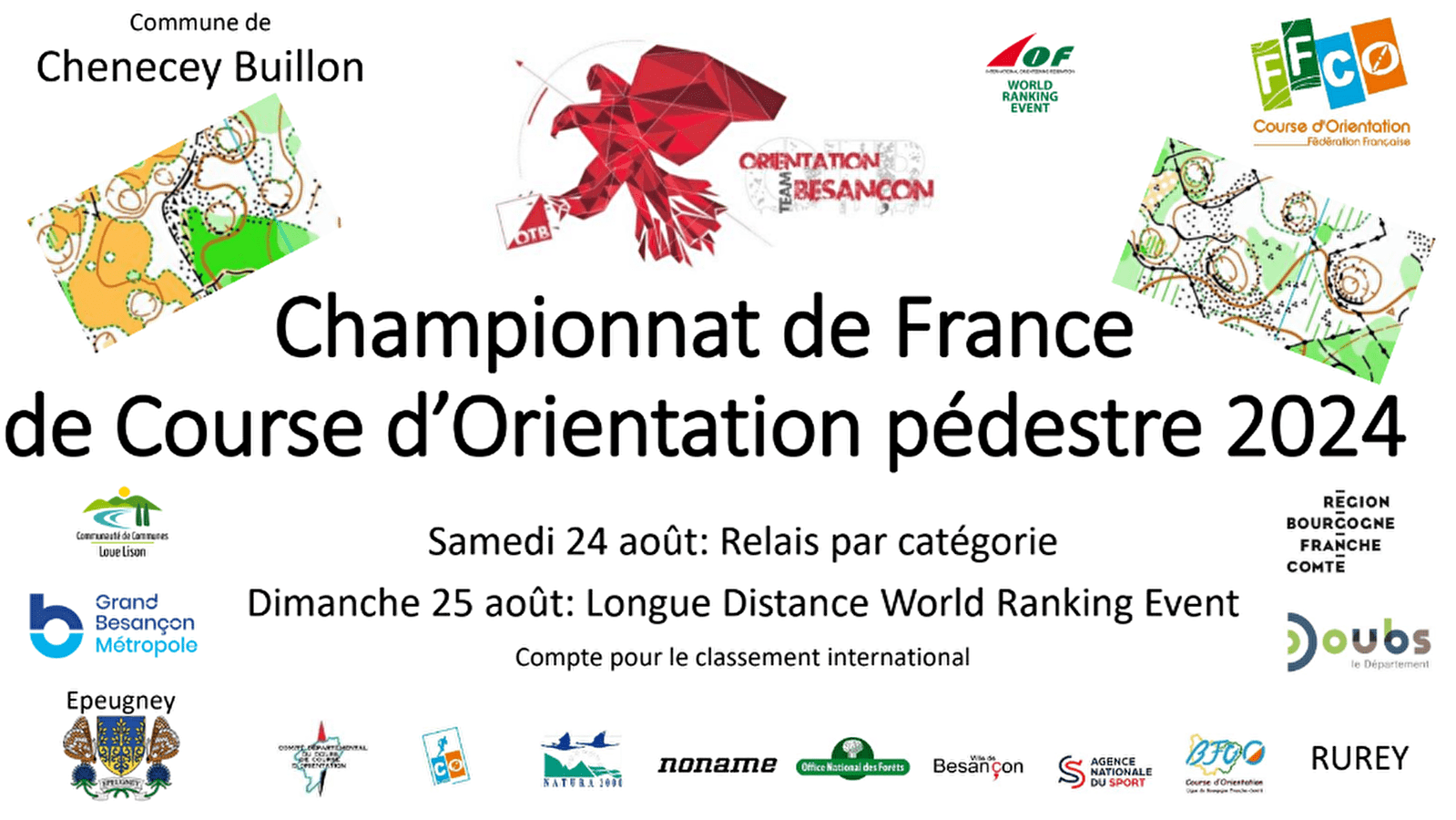 Championnat de France de  course d'orientation pédestre