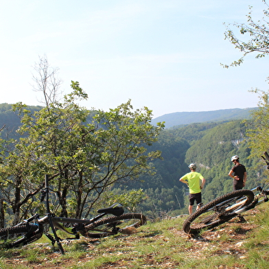 Parcours VTT 53 rouge - Les Cadettes de la Ragiaz - Espace FFC Ain Forestière