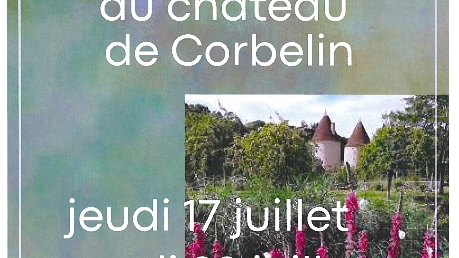 Journée peinture en extérieur au Château de Corbelin