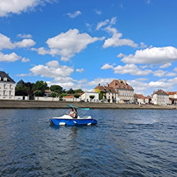 Location de bateaux éléctriques sans permis et pédalos - BJ Boat  - GRAY