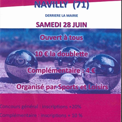 Concours de pétanque