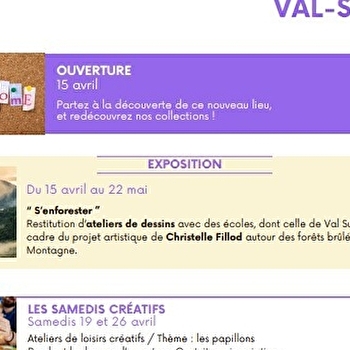Exposition “ S’enforester' - Médiathèque Val Suran - VAL SURAN