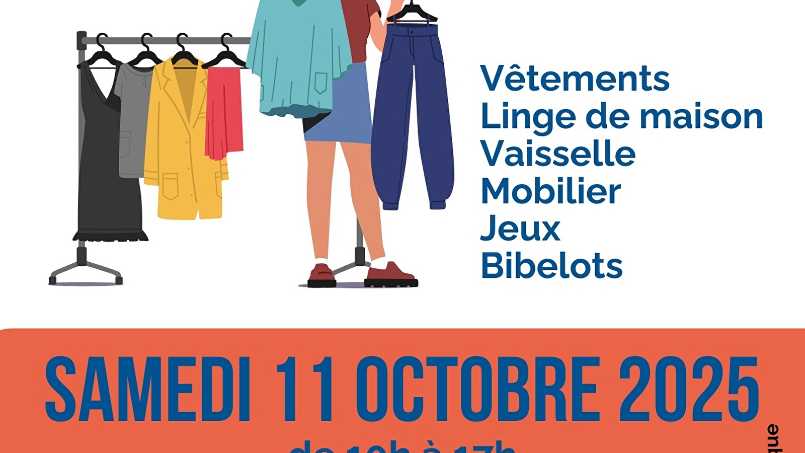 Braderie d'automne du Secours Catholique de Semur.