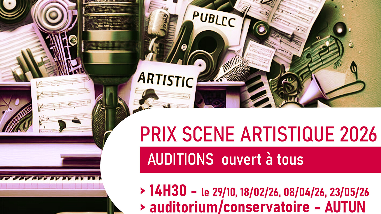 Audition - Prix Scène Artistique 2026