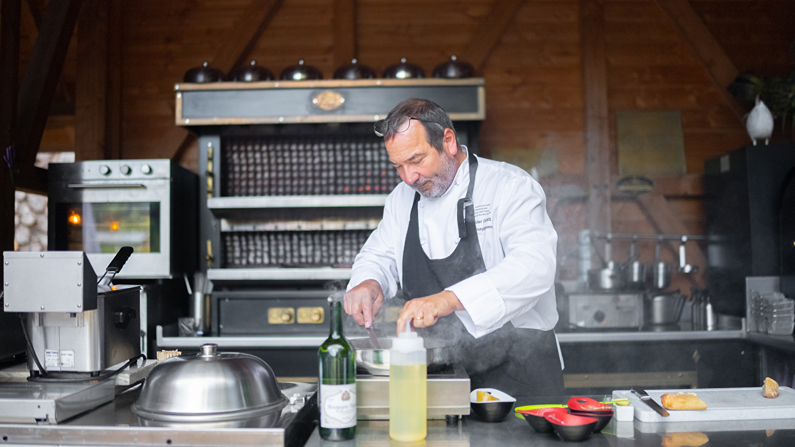 Cours de cuisine à l'Hostellerie Bourguignonne 