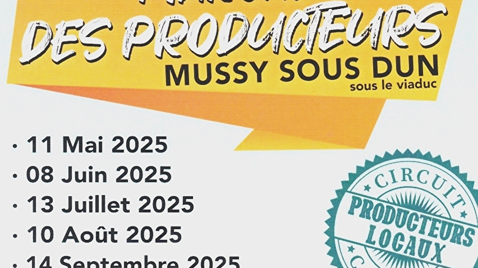 Marché de producteurs