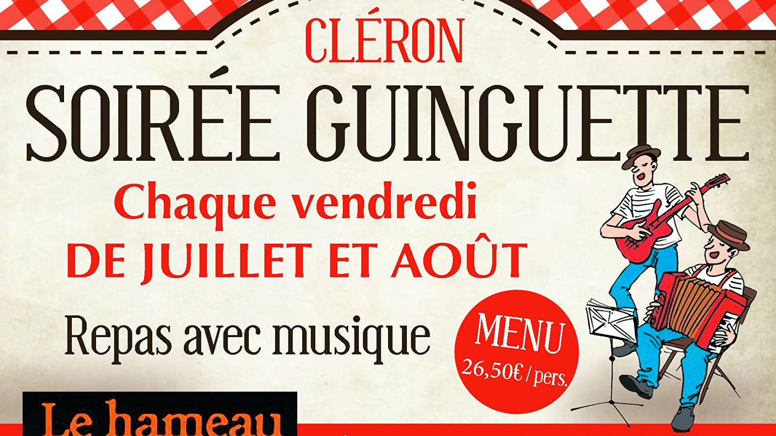 Soirée Guinguette au Hameau du Fromage
