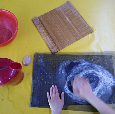 Atelier laine de mouton 2 : Feutre