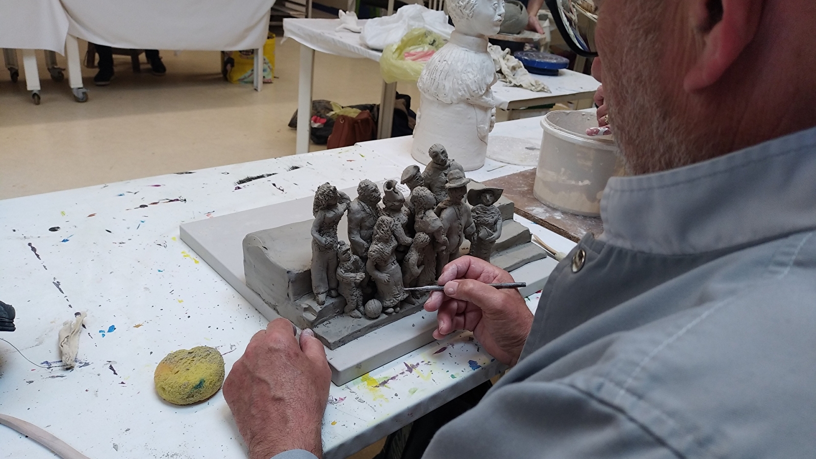 Visite guidée et atelier modelage