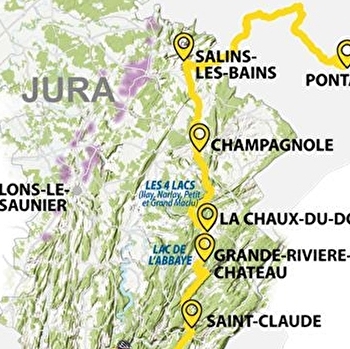 Passage du tour de France dans le Grandvaux - SAINT PIERRE