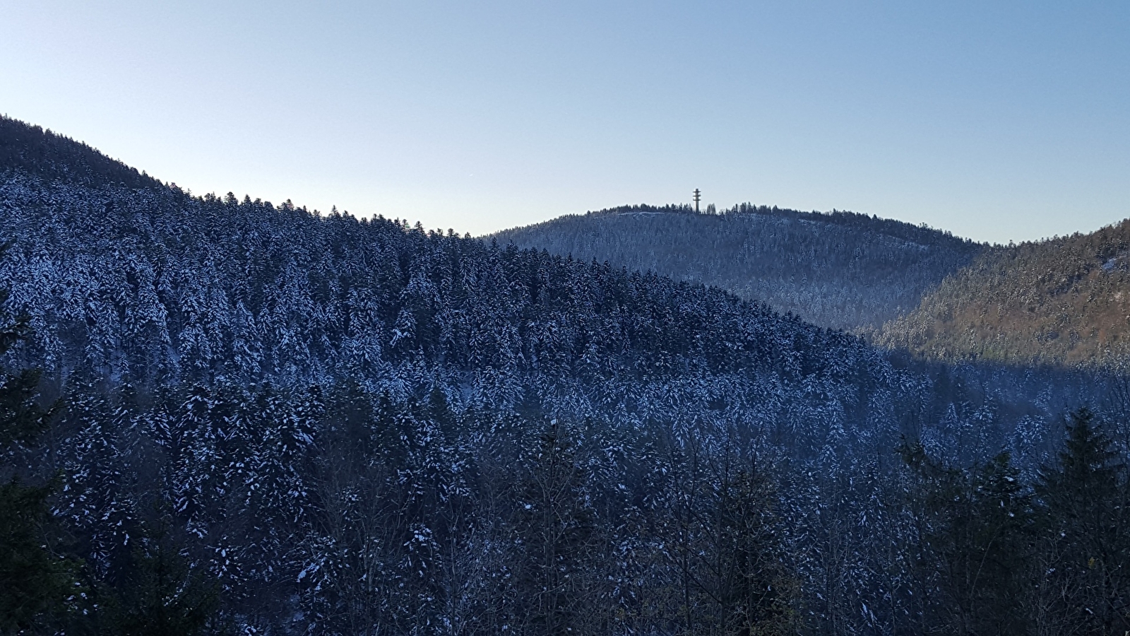 Les Crêtes depuis la Praille - Circuit raquettes