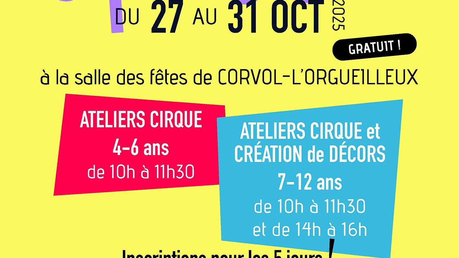 Stage cirque