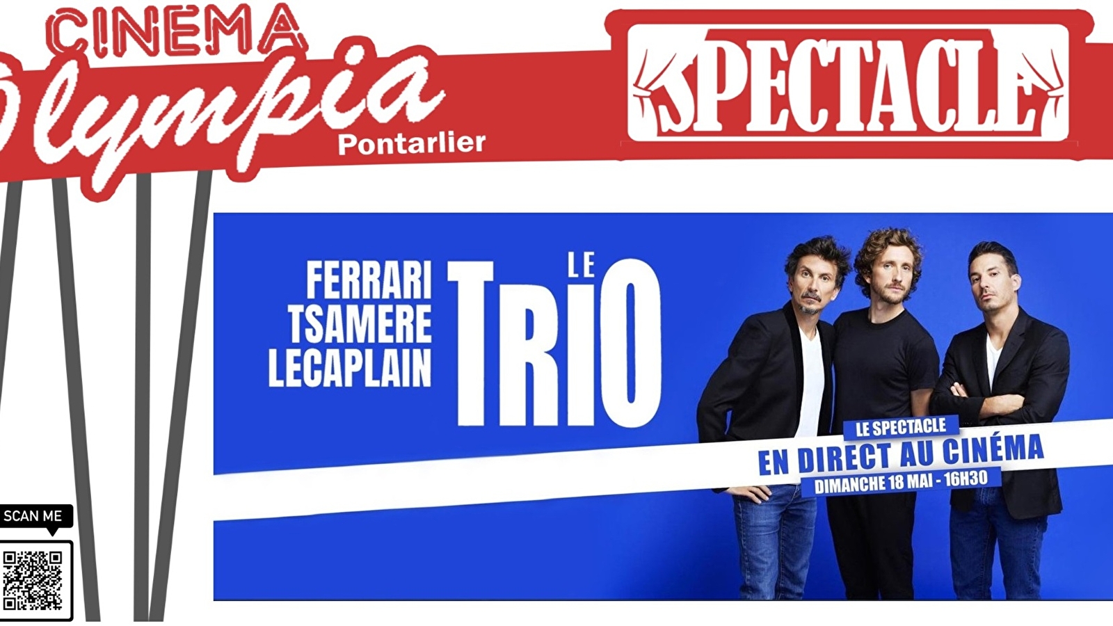 Ferrari, Tsamère, Lecaplain - Spectacle du Trio