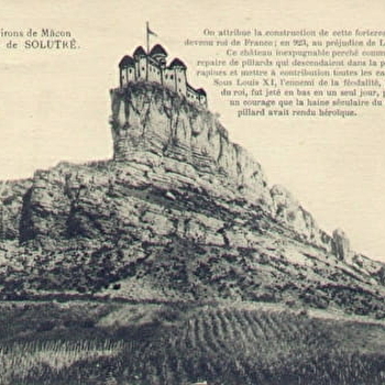 Sur les traces du château de Solutré - SOLUTRE-POUILLY