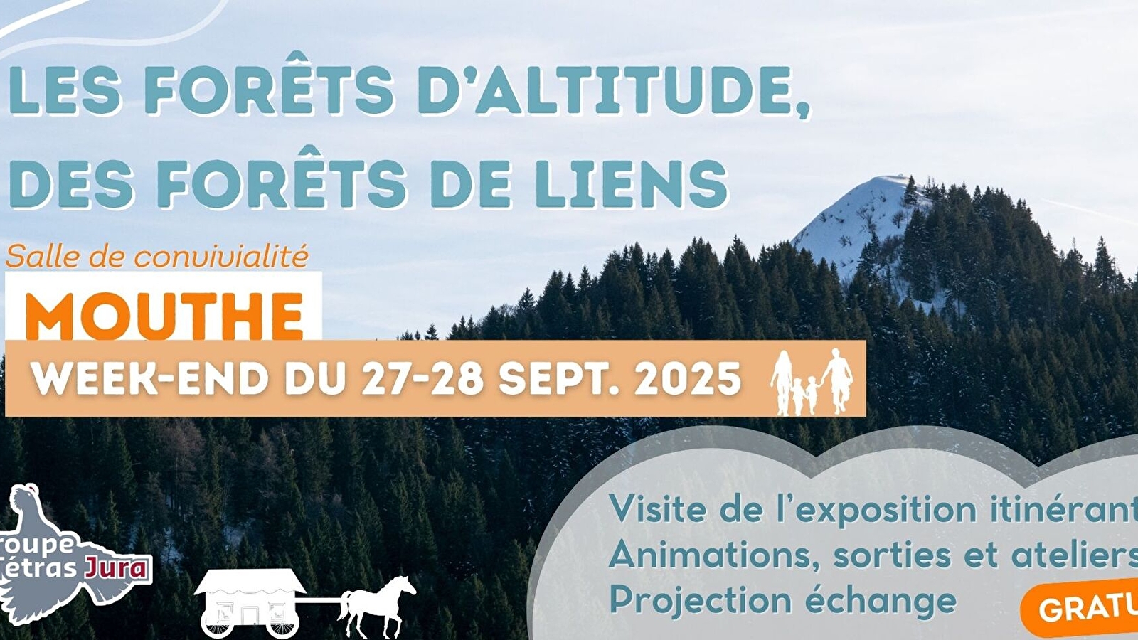 Exposition, animations et projection : Les forêts d'altitude, des forêts de liens