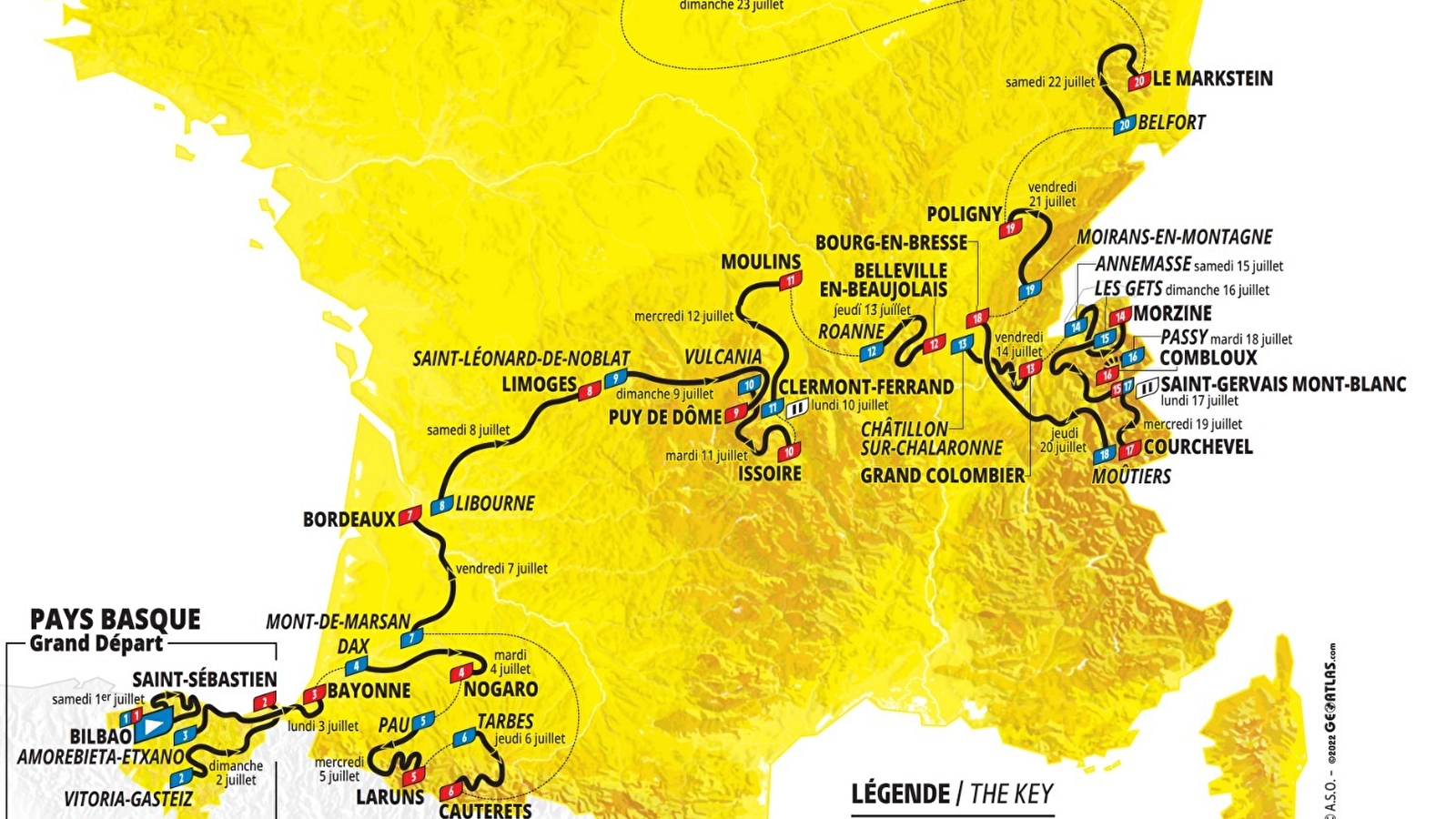 Arrivée 19ème étape du Tour de France