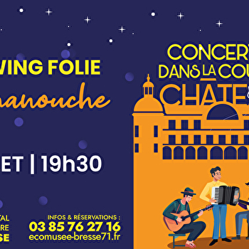 Concert dans la cour : swing folie - PIERRE-DE-BRESSE
