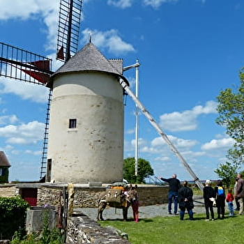 Visite du moulin à vent 'Les éventées' - SAINT-PIERRE-LE-MOUTIER