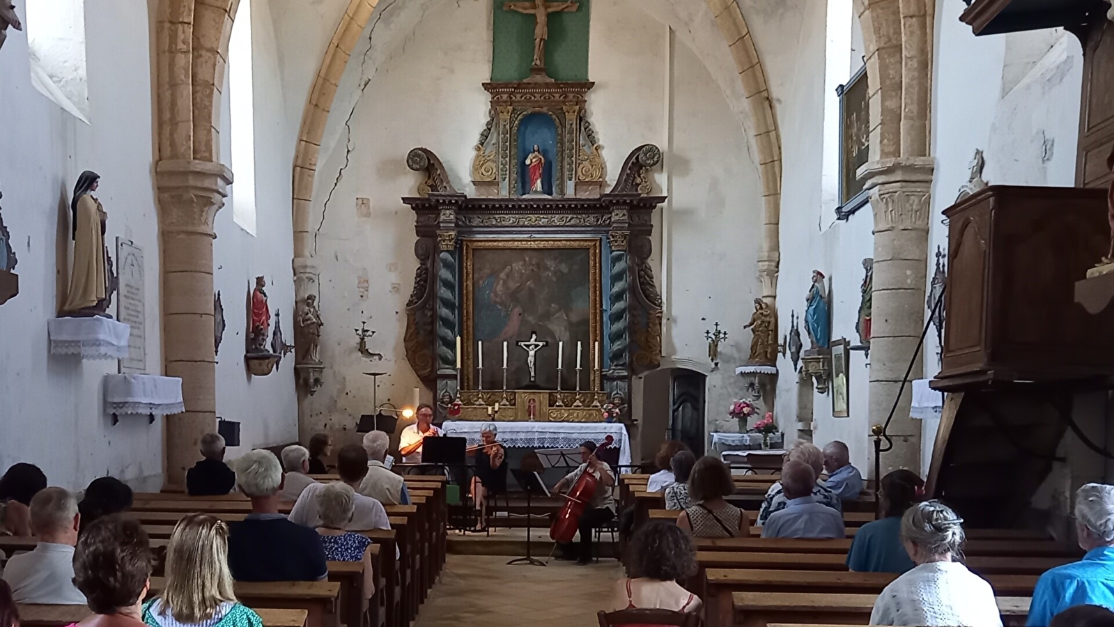 Concert annuel dans l'église de Saint-Euphrône