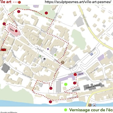 Exposition V'île Art Parcours de sculptures 