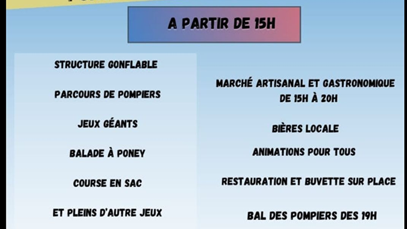 L'Amicale en fête