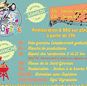Fête de la Saint-Germain - SAINT-GERMAIN-DES-CHAMPS