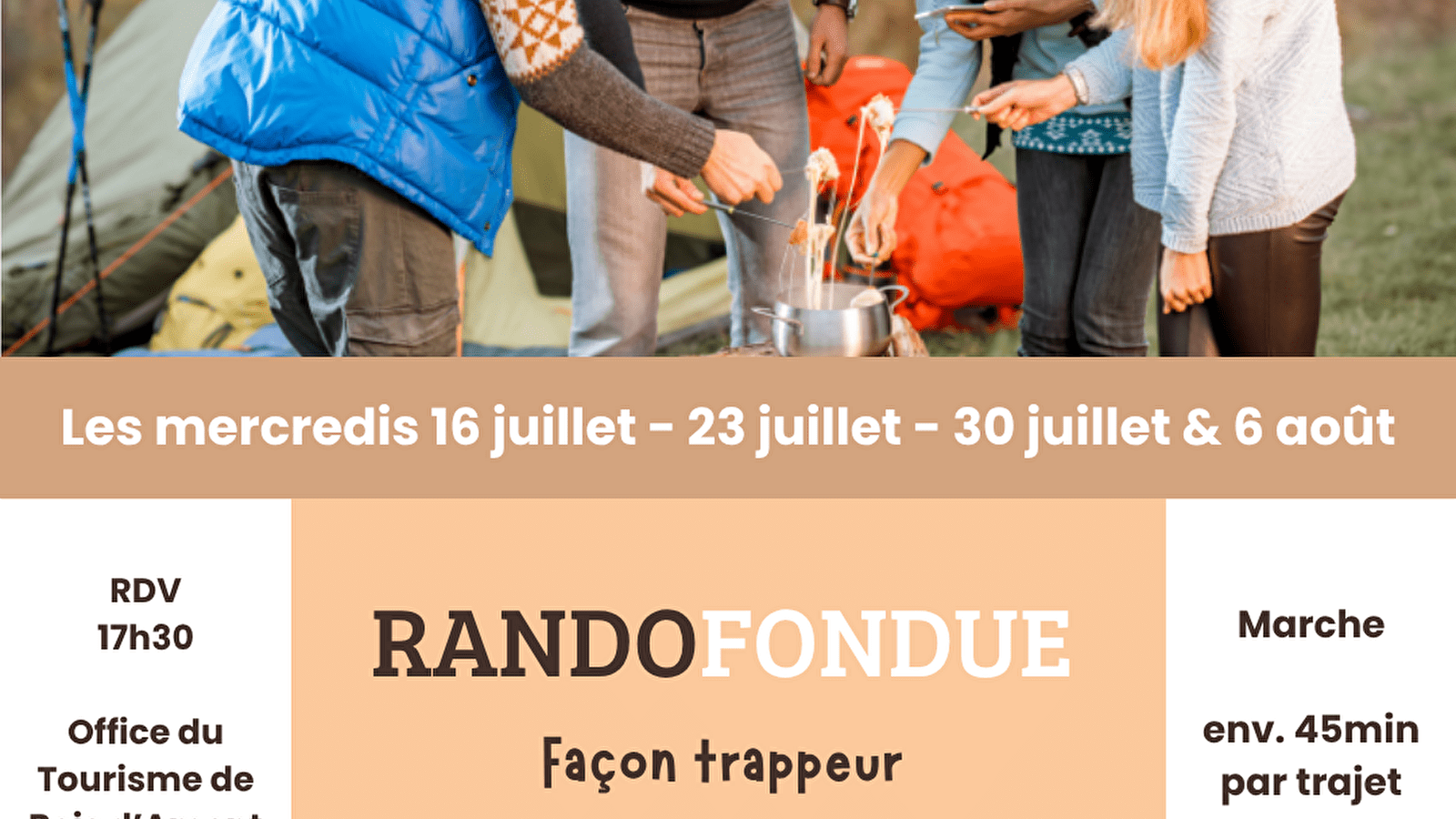 RandoFondue - façon trappeur