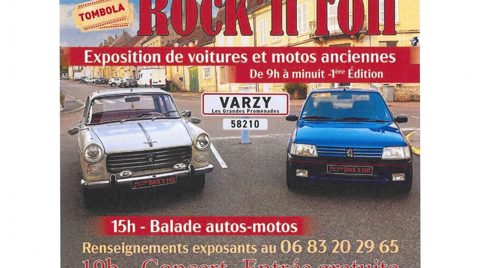 EXPOSITION DE VOITURES ET MOTOS ANCIENNES -1ERE EDITION
