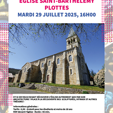 Visite 'Trésor d'église' : Eglise Saint-Barthélémy de Plottes