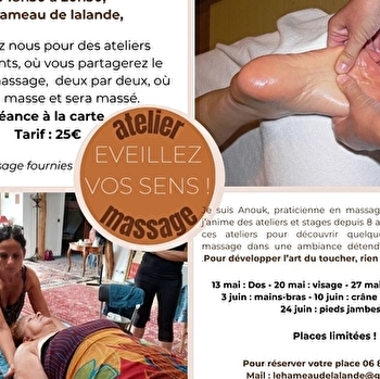 Atelier massage loisirs - LALANDE